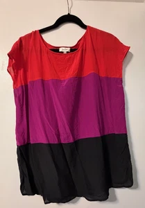 Camicia Neiman Marcus XL color block - Foto 1 di 3