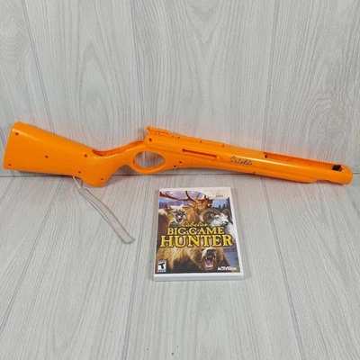 Cabela's Big Game Hunter 2010 Game with Orange Top Shot Shot Gun! Nintendo Wii - Image 1 of 4