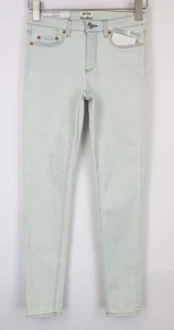 ACNE STUDIOS Skin 5 Pocket Women's Jeans W26/L32 Blue Skinny Fit Stretch Regular - Picture 1 of 10