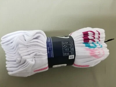 Nuevo paquete de 6 Asics para mujer No Show Calcetines deportivos de entrenamiento. Foto 1 de 4