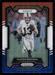 2023 Panini Prizm Prizms Red White and Blue #175 Hunter Renfrow - Picture 1 of 2