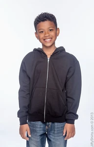 Hanes Hoodie Sweatshirt Comfortblend EcoSmart Full-Zip Kids,S - Picture 1 of 8