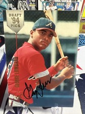 1994 Stadium Club Draft Pick George Lombard #14 Auto signed