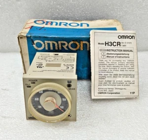 OMRON H3CR-A TIMER 100 TO 240VAC 50/60Hz NEW FAST SHIPPING - Picture 1 of 10