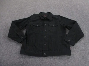 Southpole Jacket Adult L Black Denim Jean Trucker Streetwear Workwear Y2K Mens - Picture 1 of 10
