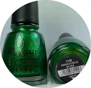 China Glaze Nail Polish - RUNNING IN CIRCLES - Long Lasting Lacquer - Picture 1 of 1