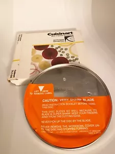 Cuisinart Slicing Disc Blade DLC-044 4mm Food Processor Replacement Genuine NOS - Picture 1 of 7