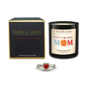 World's Best Mom Jewelry Candle by Daniella's Candles, Gift for Mother's Day - Picture 1 of 3