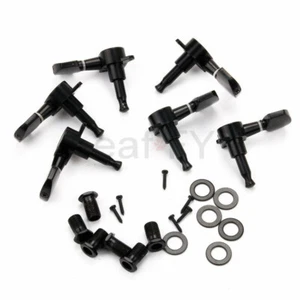 Guitar Tuning Peg Black 3R3L Guitar String Tuning Pegs Machine Heads - Foto 1 di 5
