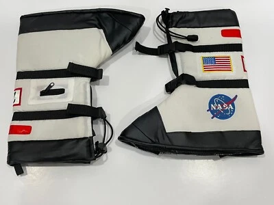 Botas Espaciales Aeromax Astronauta NASA Niños Disfraz Talla Pequeña Cubiertas para Zapatos Foto 1 de 4