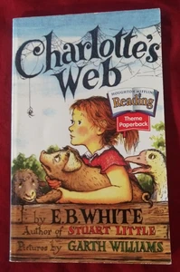 "Charlotte's Web" by E.B. White Childrens -Paperback Book USED - Bild 1 von 3