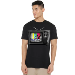 MTV MTV Tv T-Shirt S-2XL, Black - Picture 1 of 5