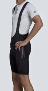 ADIDAS The Padded Adiventure Cycling Black Bib Shorts Tights NEW Mens Sz S L XL - Picture 1 of 16