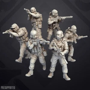 Gray Cell Mercenaries (6) - SKULLFORGE | Commandos - 3D gedruckt - Bild 1 von 2