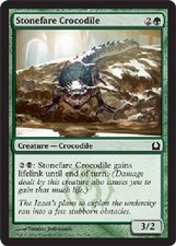 STONEFARE CROCODILE FOIL Return to Ravnica MTG Magic the Gathering Cards DJMagic