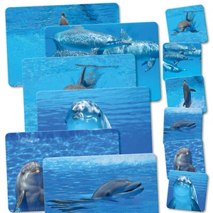 12-tlg. Kombi-Set "Delfine" - Edle Tischsets & Untersetzer - Delphine - Bild 1 von 15