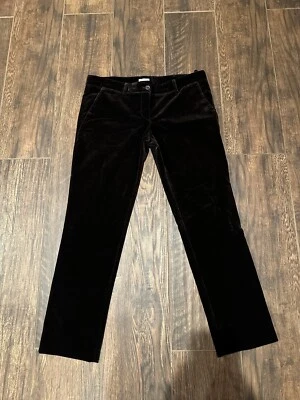 Miu Miu Italy Brown Velour Womens 44 Dress Pants - Image 1 of 4