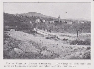 1910 -- VILLAGE DE VESSEAUX ARDECHE 3J840 - Foto 1 di 1