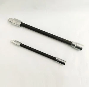 2pc Flexible Socket Extension Bar Ratchet Flex Tool Set 3/8" 1/4" Drive - Picture 1 of 1