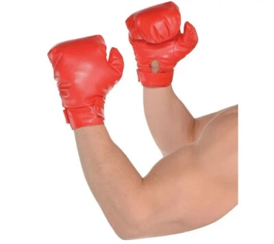 Knockout Boxing Gloves - Red - Costume Accessories - One Size - Image 1 of 2