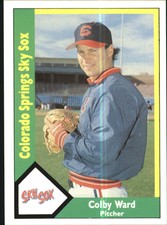 1990 Colorado Springs Sky Sox CMC #2 Colby Ward