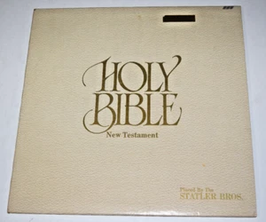 Holy Bible New Testament by Statler Bros. Record 33rpm VINYL LP RECORD 1975 - Picture 1 of 5