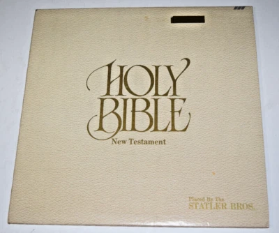 Holy Bible New Testament by Statler Bros. Record 33rpm VINYL LP RECORD 1975 - Image 1 of 4