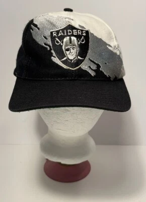 Vintage 90’s LA Raiders Paint Splash Logo Athletic NFL Pro Line SnapBack - Bild 1 von 4
