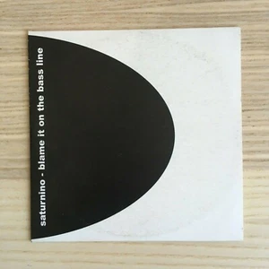 Saturnino _ Blame It On The Bass Line _ CD Single PROMO _ Edel 1999 Jovanotti - Picture 1 of 2