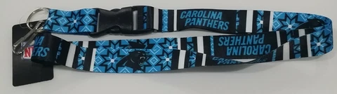 Carolina Panthers Football NFL Holiday Ugly Sweater Lanyard Key Ring Keychain Cover