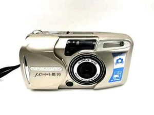 Olympus μ mju III 80 Point&Shoot con zoom Multi AF 38-80mm cámara analógica 35mm - Imagen 1 de 4