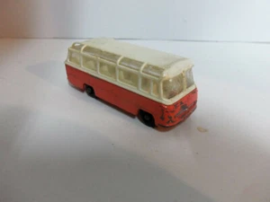 Vintage Matchbox Series Lesney England Mercedes Coach Orange Bus #68 NO RUST - Picture 1 of 7