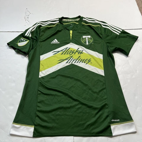Adidas Portland Timbers 2015-16 Authentic Home Jersey Climacool Size Large Mens Cover