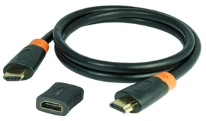 1m High Speed HDMI Kabel (UltraHD, 4Kx2K, Full HD, 3D, ARC) + HDMI-Verbinder#DC1 - Picture 1 of 1
