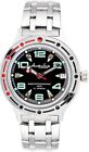 Vostok Amphibia 420334 Watch Military Diver Mechanical Automatic Usa Seller