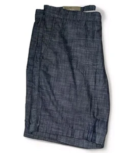 Pantalones Cortos GOODFELLOW Para Hombre Azul Algodón "Slim Hip & Thigh" - Talla 38 - Imagen 1 de 4