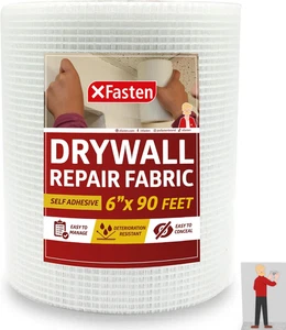 Drywall Repair Mesh Tape - 6-Inch X 90-Foot Mesh Tape for Drywall Repair, Fiberg - Picture 1 of 12
