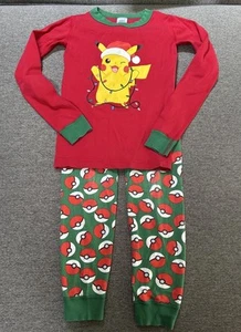 Hanna Andersson Size 130 Pokémon Long Sleeve Christmas Pajamas - Picture 1 of 6