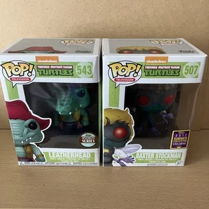Funko Pop! TMNT Teenage Mutant Ninja Turtles #507 Stockman #543 Leatherhead - Picture 1 of 4