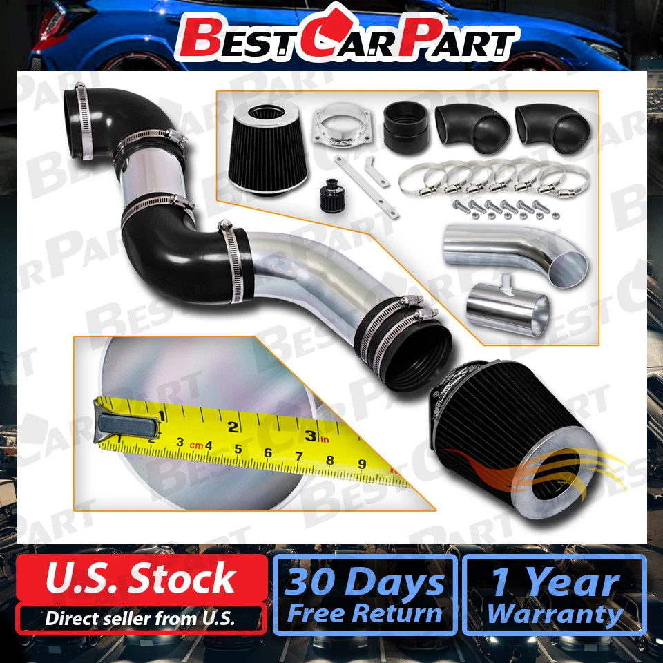 Kit de admisión de aire BCP NEGRO 96-02 Victoria Town Car Grand Marquis 4,6 L V8 Ram Foto 1 de 4