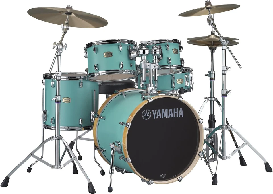 Yamaha SBP0F50 Stage Custom Birch 5 piezas Shell Pack - Mate Surf Verde Foto 1 de 1