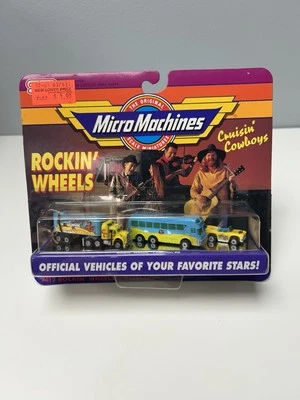 Micro Máquinas GALOOB 1991 Rockin Wheels #6 Cruisin Cowboys ¡NUEVO EN CAJA! ~074 Foto 1 de 4