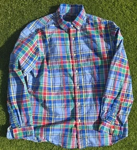 Camisa Polo Ralph Lauren Oxford Calce Clásico Azul a Cuadros-Logo Pony-Talla XL - Imagen 1 de 5