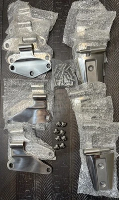 Комплект петель для 4 дверей из нержавеющей стали Rugged Ridge 11111.21 07–18 Jeep Wrangler **ЧИТАЙТЕ** - Изображение 1 из 4