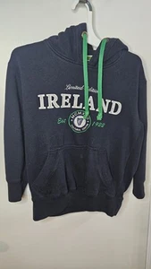 Dolmen Clothing Youth Y2K Ltd Ed Ireland Fleece Embroidered Patch Hoodie Sz 9-11 - Picture 1 of 8