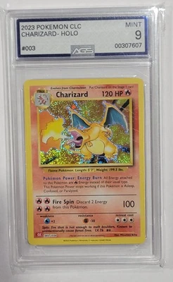 2023 #003 Charizard Classic Collection Graded AGS Mint 9 Pokemon TCG  - Image 1 of 2