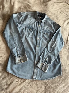 Replay Herren Jeanshemd, Gr. XXL, blau, UVP 129.- wie neu - Bild 1 von 7