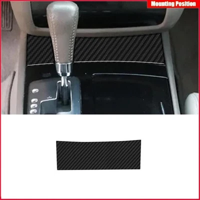 For Nissan Maxima 2009-2015 Carbon Fiber W/o Seat Heating Buttons Cover Trim - Image 1 of 4