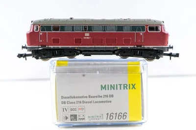 Minitrix 16166 Diesellok DB BR 216 006-7 DIGITAL SOUND DCC OVP neuwertig - Bild 1 von 4