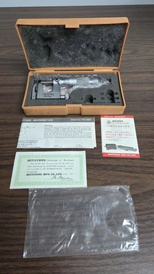 Micrómetro Universal Mitutoyo 0 - 25 mm, Nº 117-101 ACM-25 faltan accesorios Foto 1 de 4